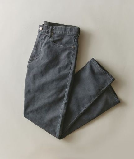 5 Pocket Flex Terry Pant - Slim Straight - faded black
