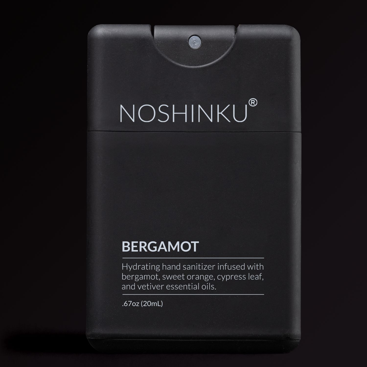 REFILLABLE Bergamot Ultra-Moisturizing Pocket Hand Sanitizer