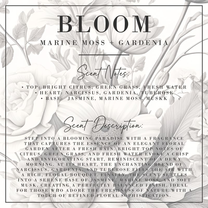 BLOOM | Marine Moss + Gardenia | Everything Spray