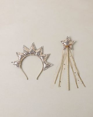 Sun Crown + Wand Gold