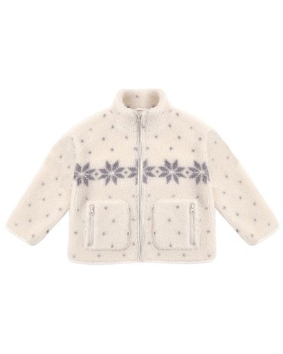 FELIX JACKET NATURAL FAIR ISLE, Size: 18-24M