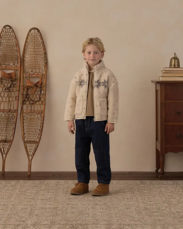 Felix Jacket Natural Fair Isle