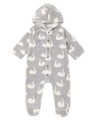Fleece Jumpsuit Swans