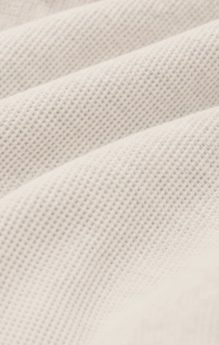Waffle Brushed Thermal Pant, Color: Feather Grey, Size: XS