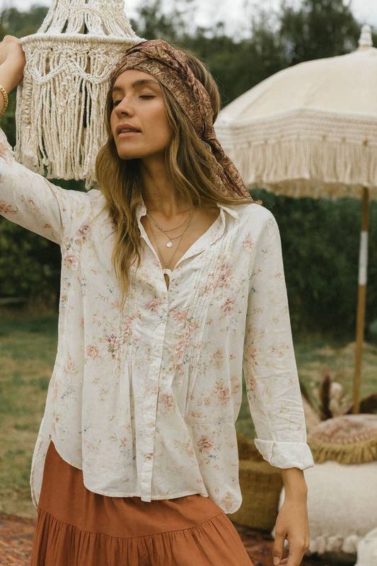 Amelina Voile Top