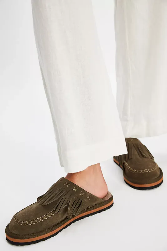 Fallon Fringe Mule