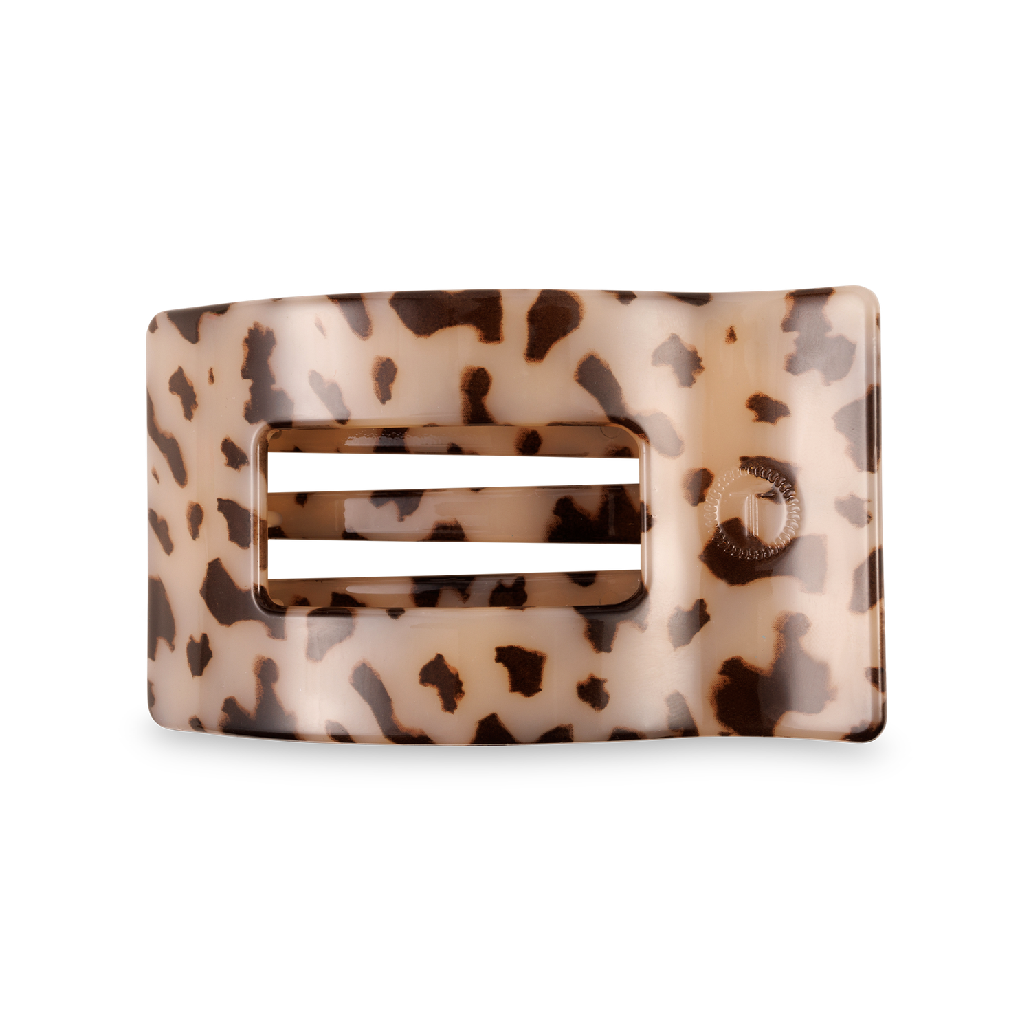 Flat Rectangle Hair Clip | Medium | Blonde Tortoise