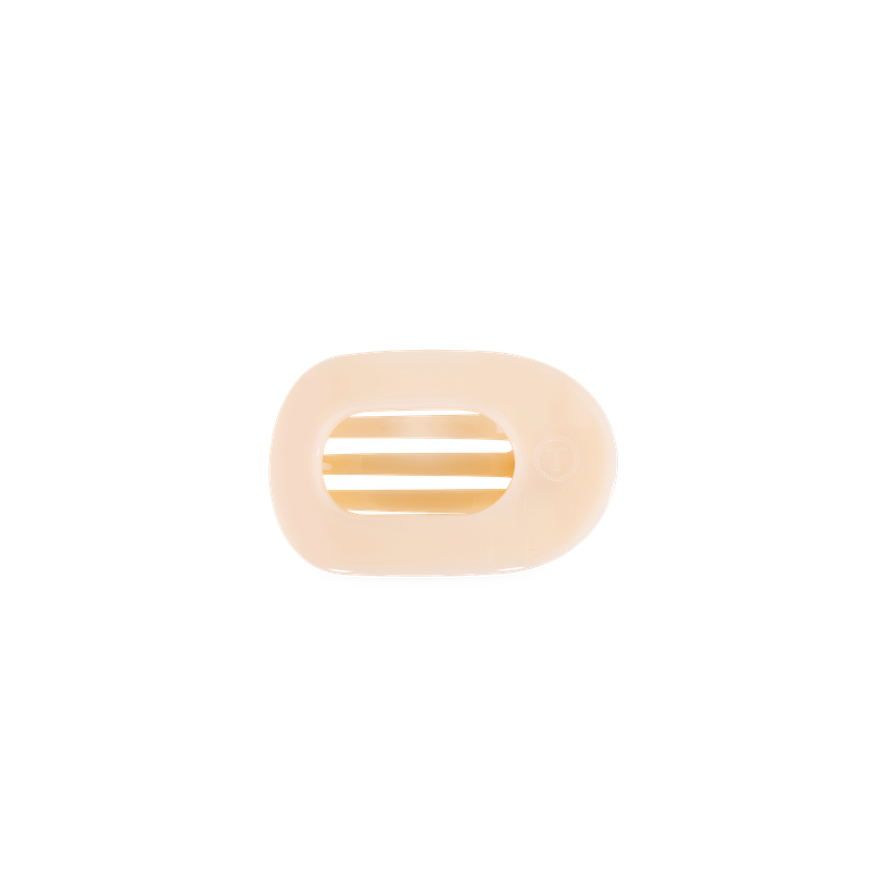 Almond Beige | Tiny | Flat Round Clip