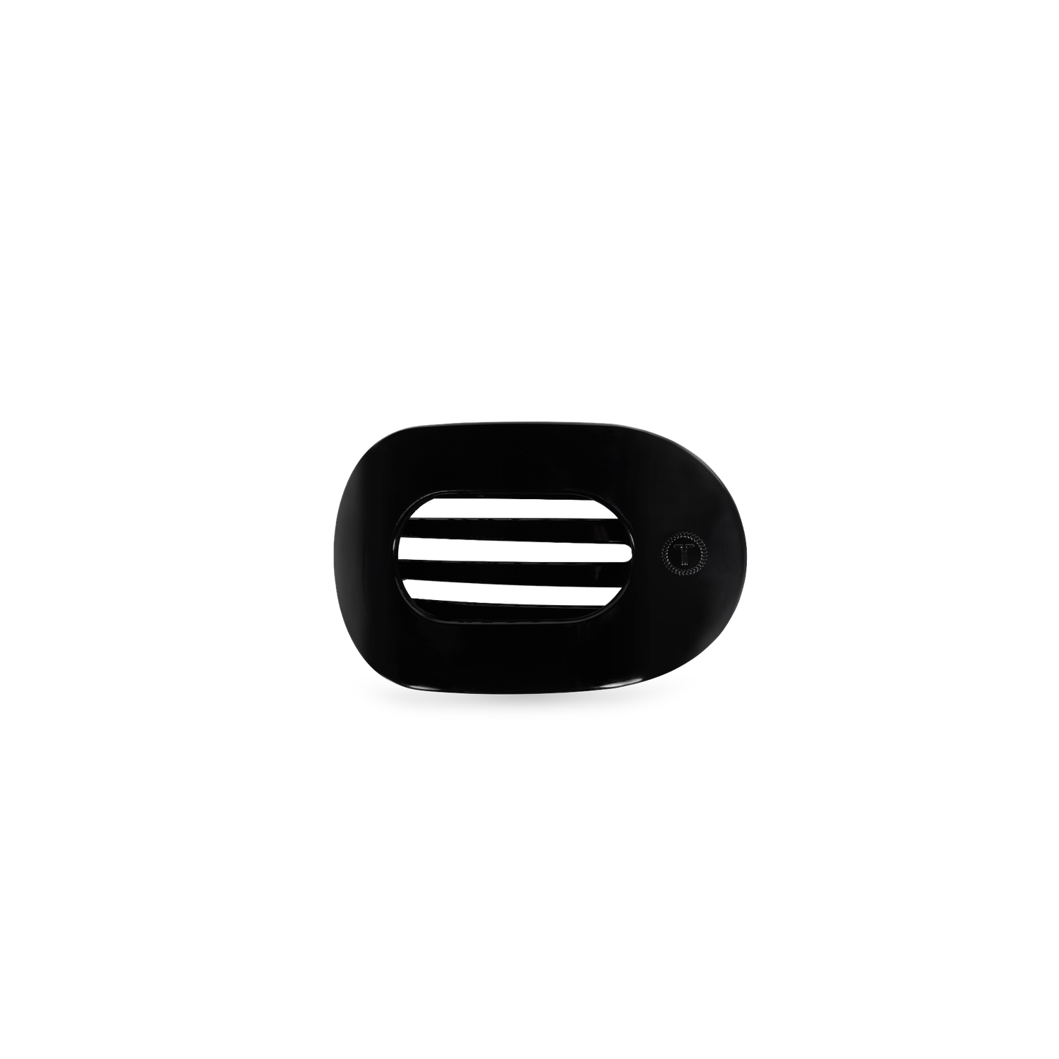 Jet Black | Tiny | Flat Round Clip