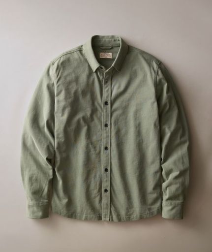 Luxe Jersey Shirt - Agave Green, Size: Small