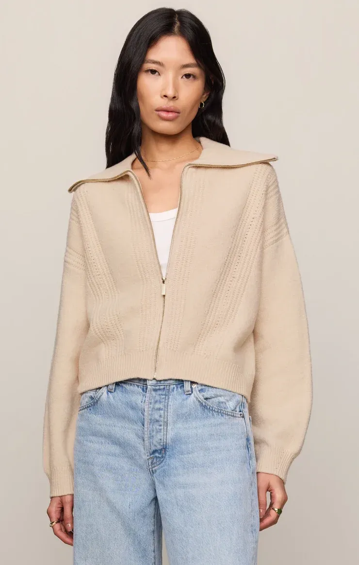Silverlake Cardigan, Color: Chalk, Size: Xs