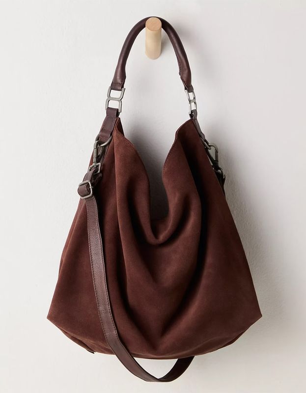 Suzie Suede Slouchy Tote Bag