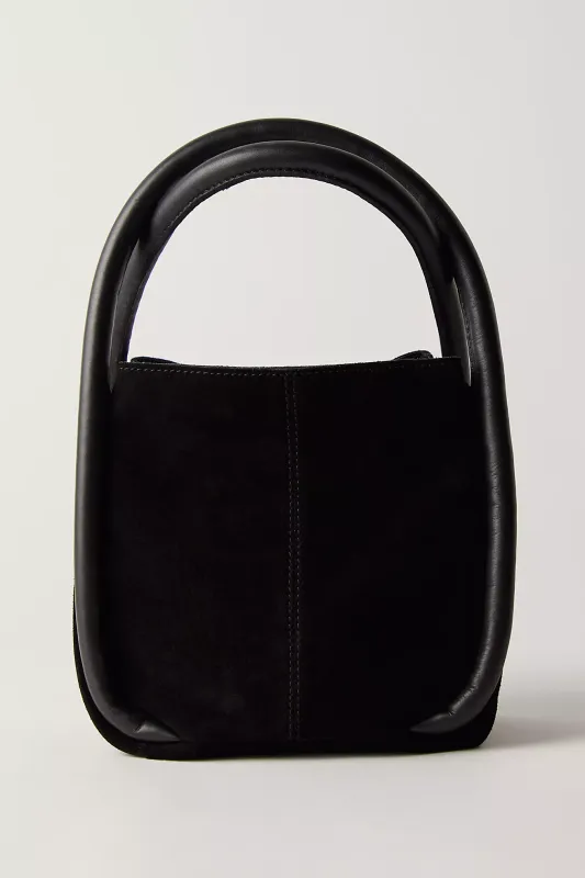 Barlow Suede Bucket Bag