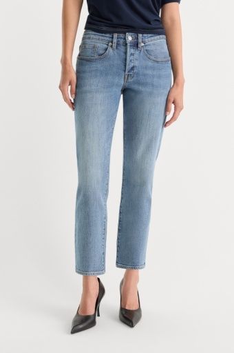 vintage straight ankle jeans | savor