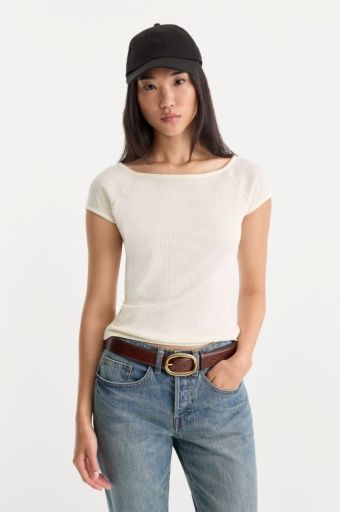 the variegated rib top