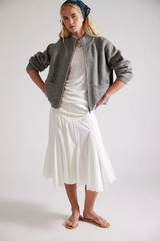 We The Free On It Zip-Up Cardigan