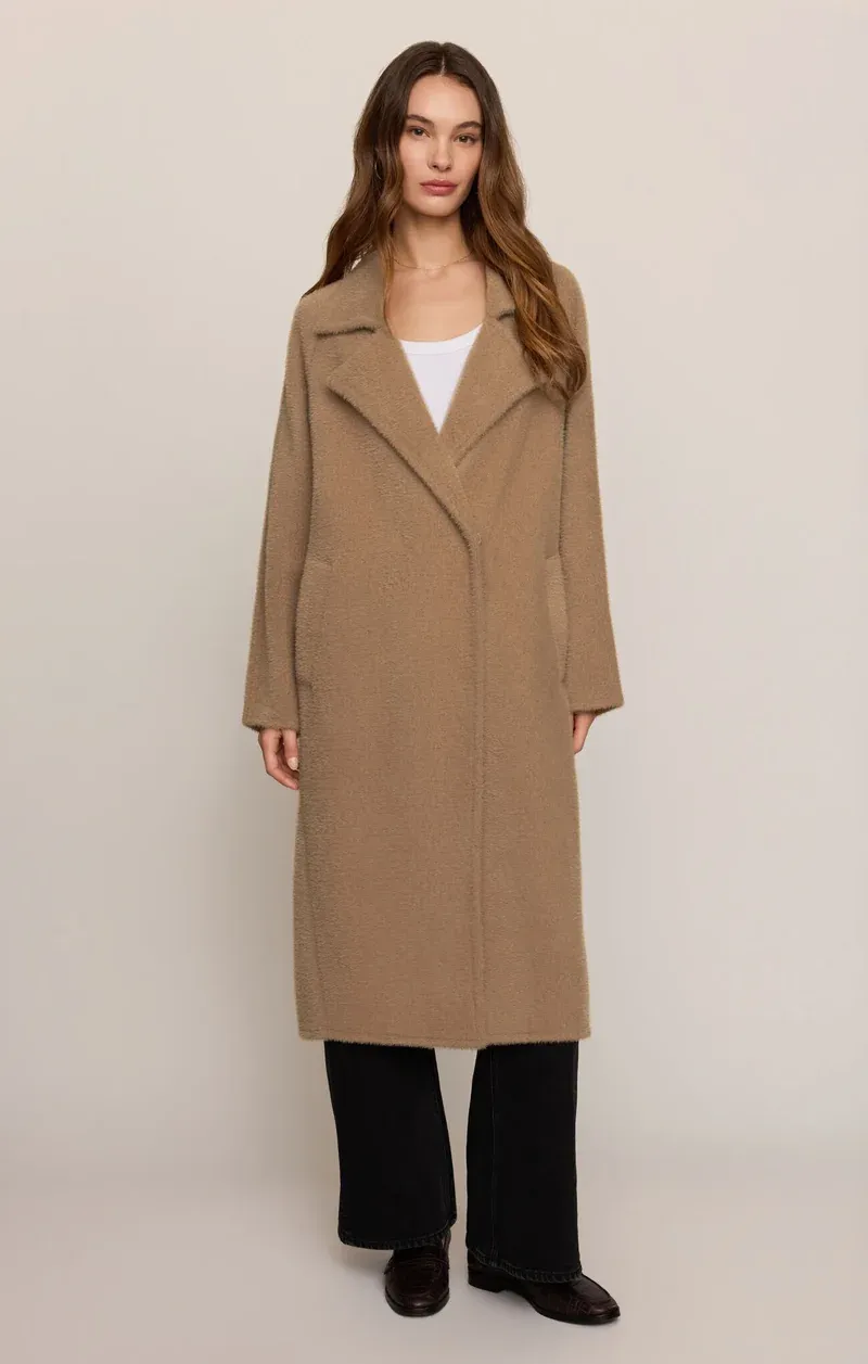 Crosby Cocoon Coat, Color: Light Toffee, Size: XS