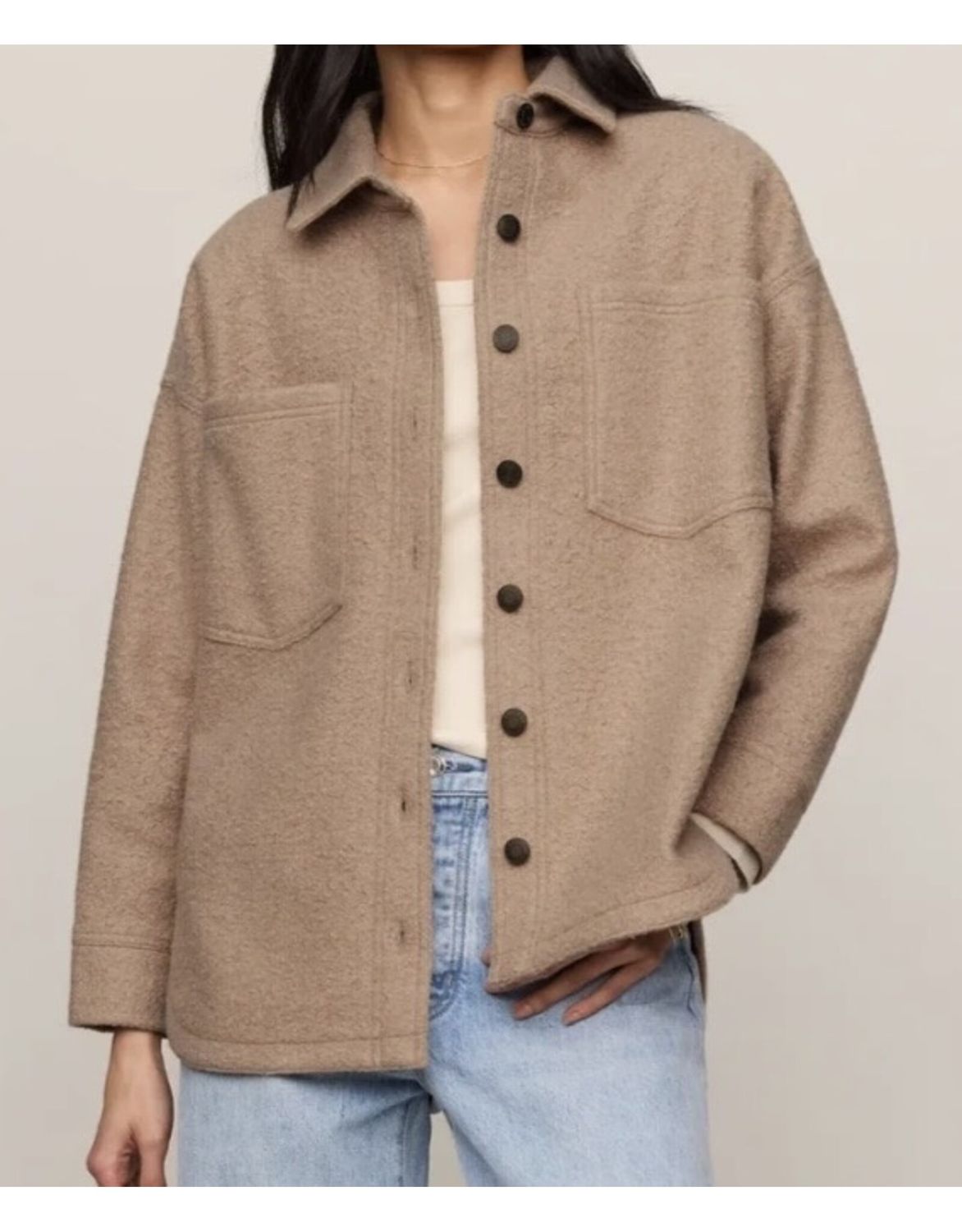 All Day Poodle Knit Jacket, Color: Classic Camel, Size: XS