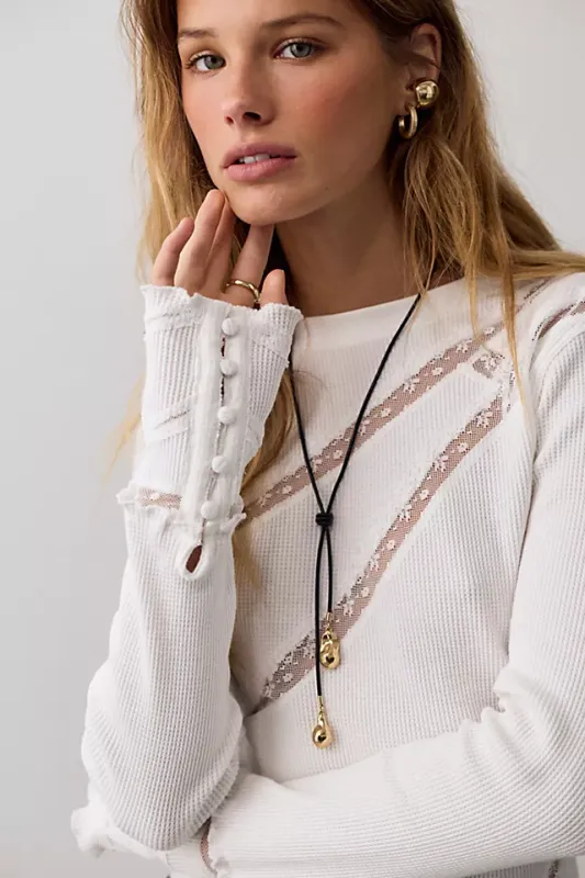 Piece By Piece Cuff Top