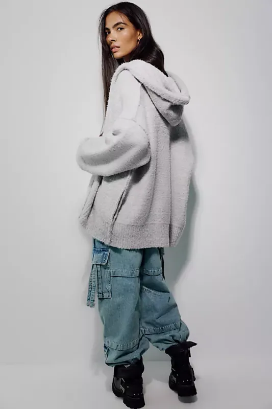 Thistle Hooded Oversized Cardi