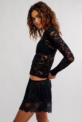 Raising Eyebrows Lace Top
