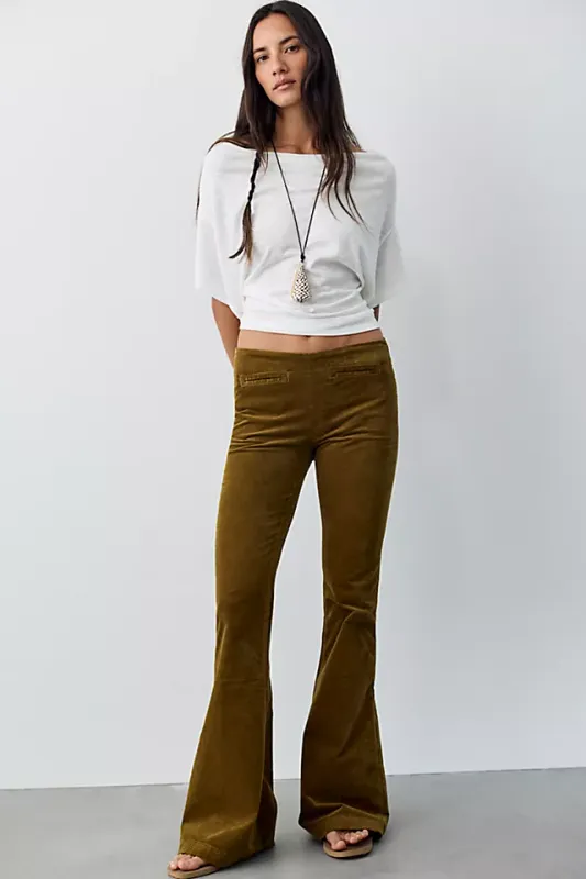 We The Free Walk The Line Cord Bootcut Pants