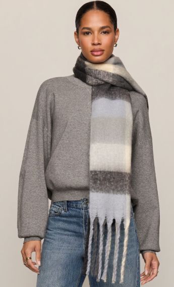 Plaid I Met You Scarf