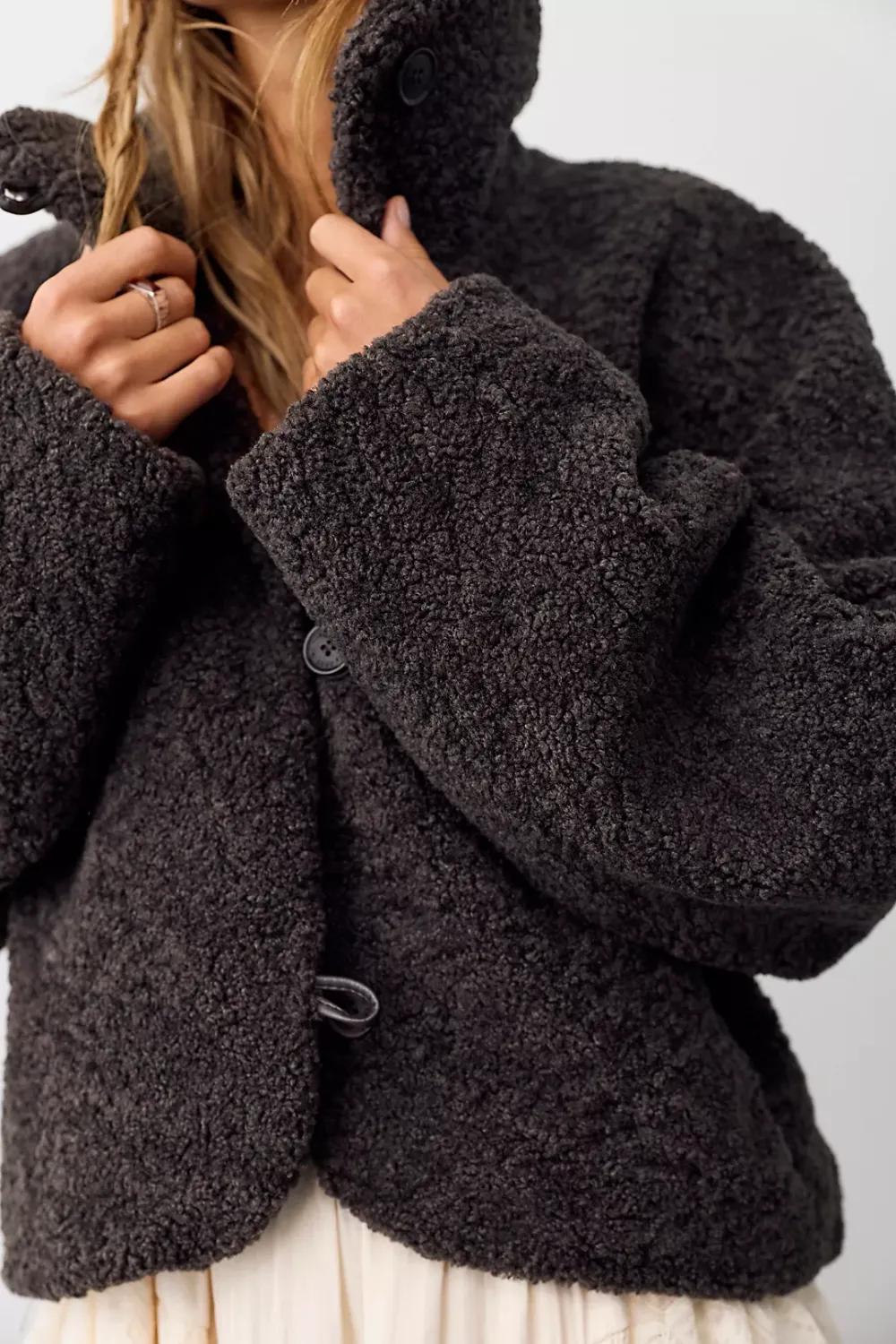 We The Free Softest Touch Jacket, Color: Charcoal Grey, Size: XS