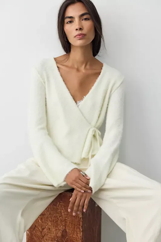 Snowfall Wrap Sweater