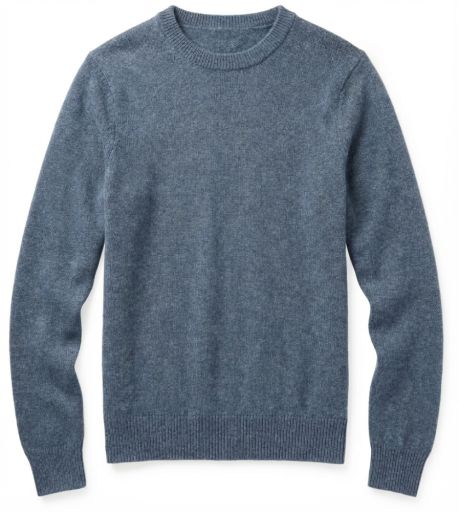 Cotton Cashmere Sweater Tee, Color: Waterfront, Size: Small