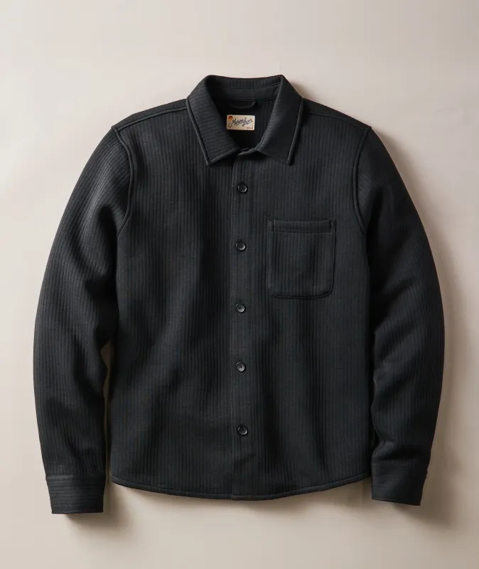 Corbet Quilted Overshirt - Charcoal
