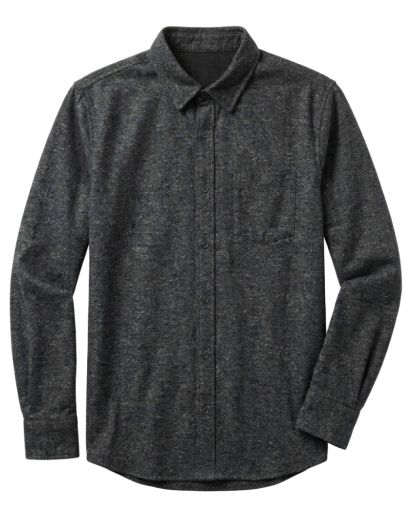 Tahoe Flannel Shirt - Charcoal Donegal, Size: Small