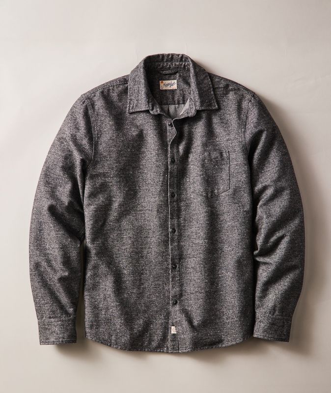 Tahoe Flannel Shirt - Charcoal Donegal