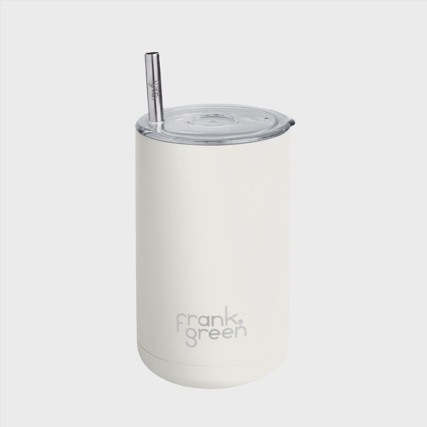 FRANK GREEN ICED COFFEE CUP WITH STRAW CLOUD