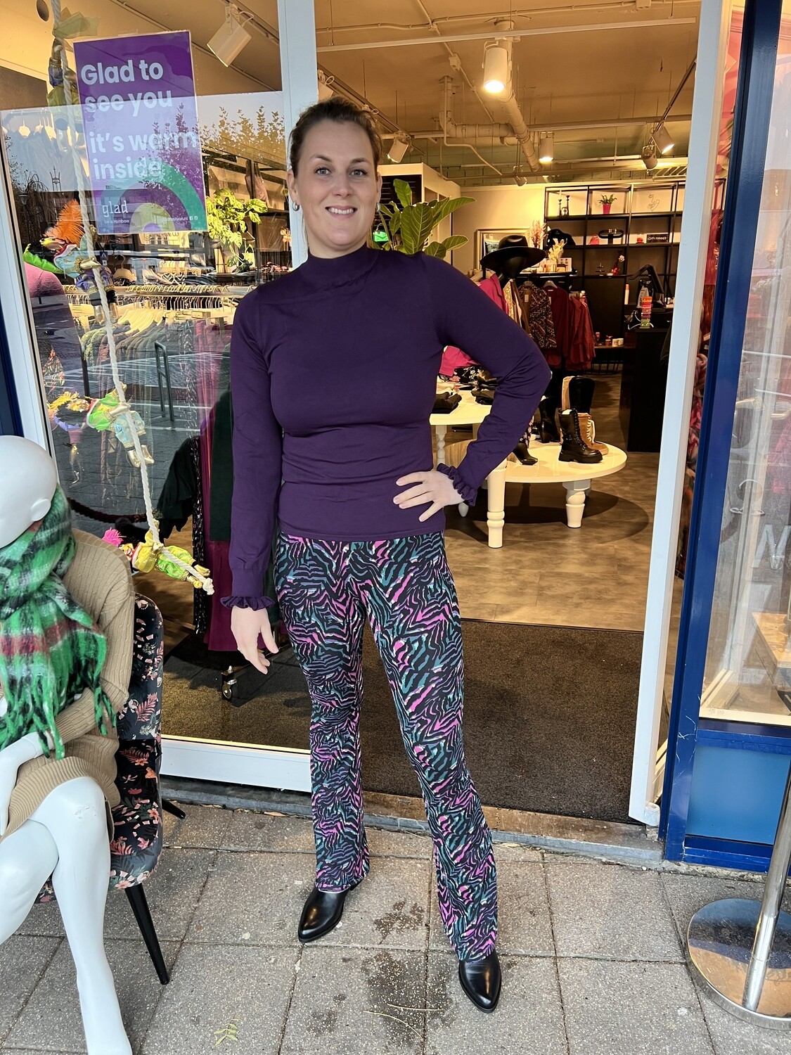 loftymanner sweater natalie OL06 purple