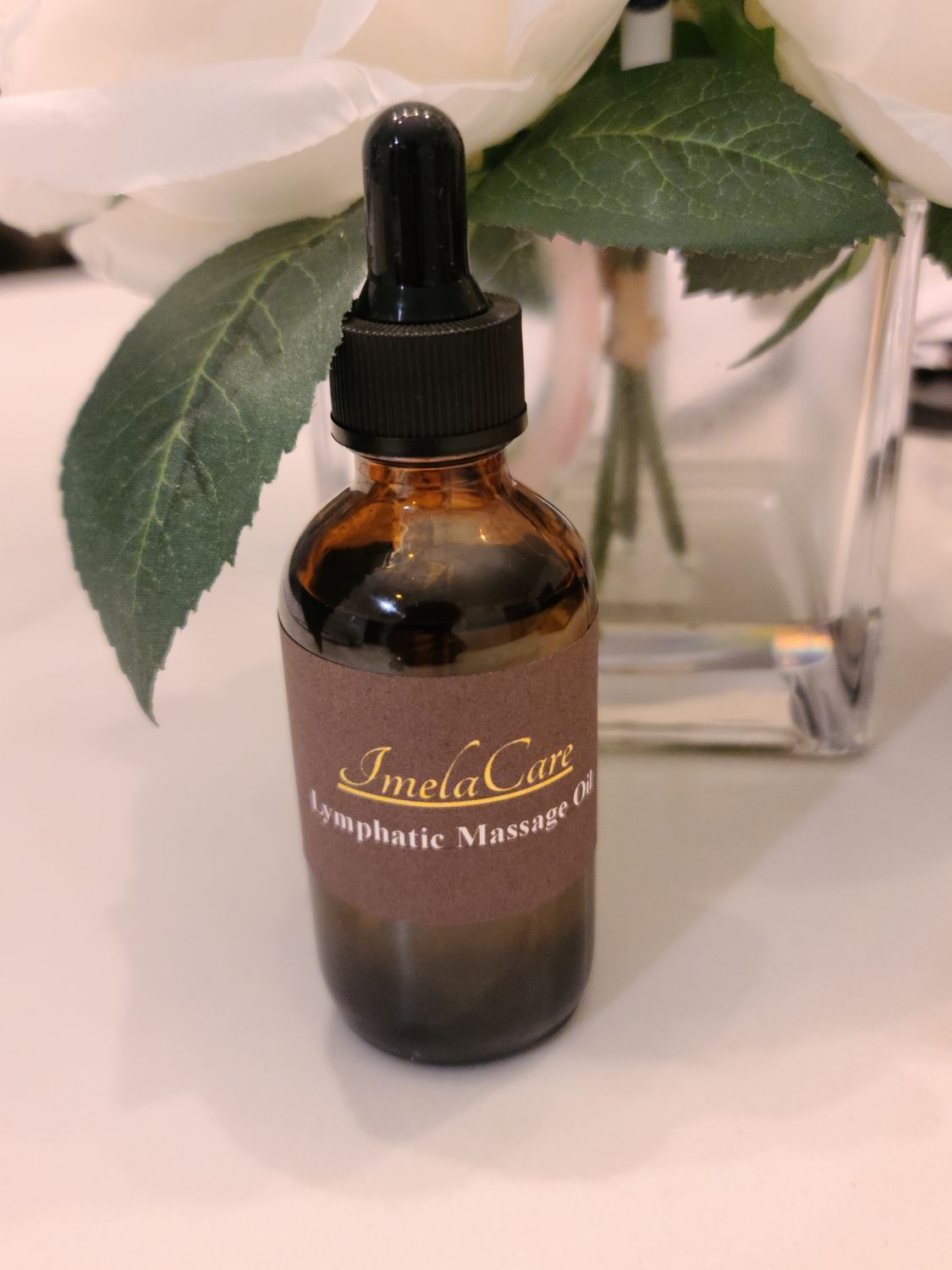 Lymphatic massage oil