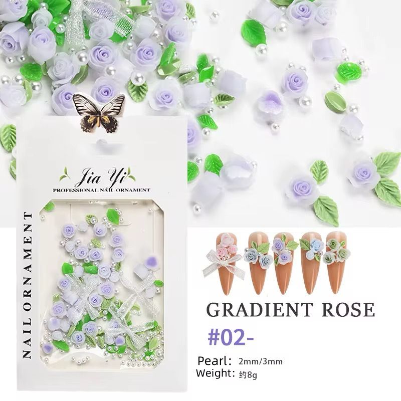 3D Nailart Flower // Lilla