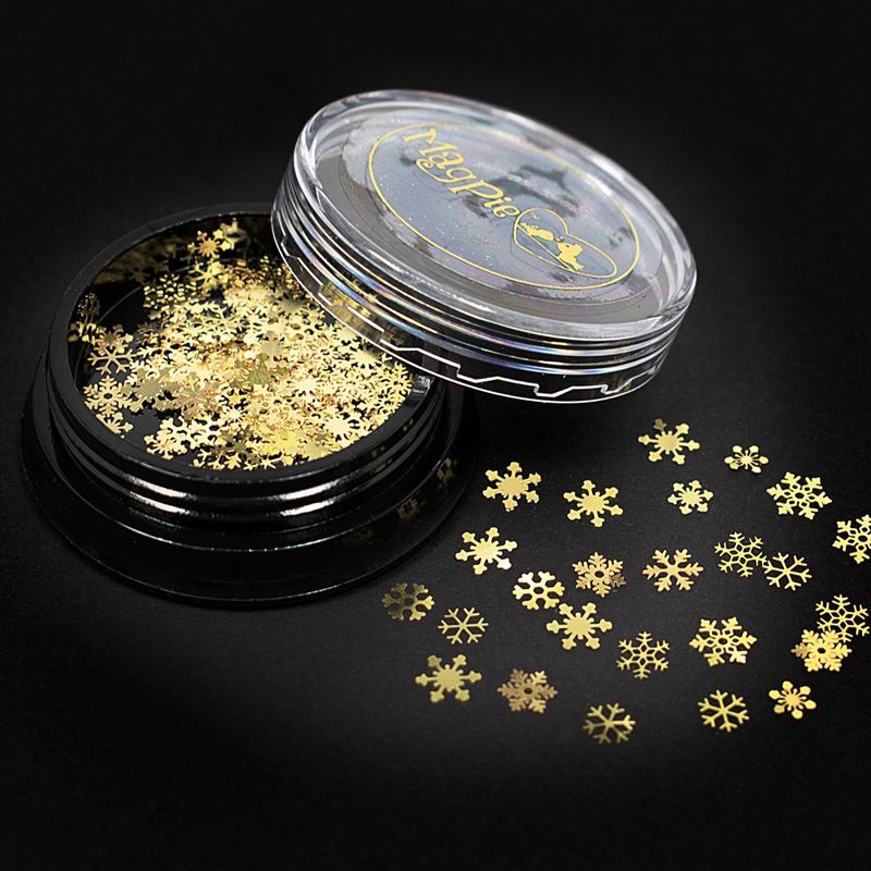 Metal Shapes // SNOWFLAKES GOLD