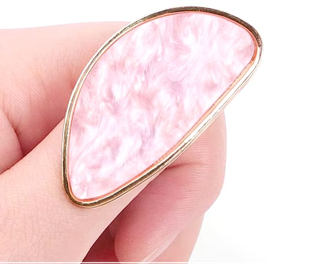 Nail art Ring // Baby Pink