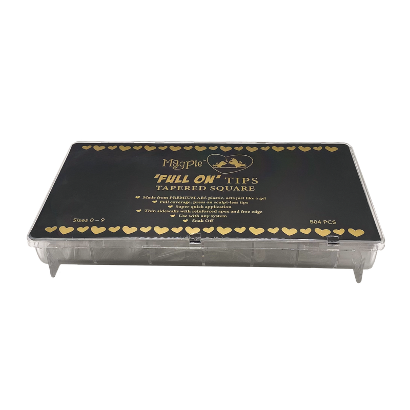 Full On Gel Tips // Clear Tapered Square