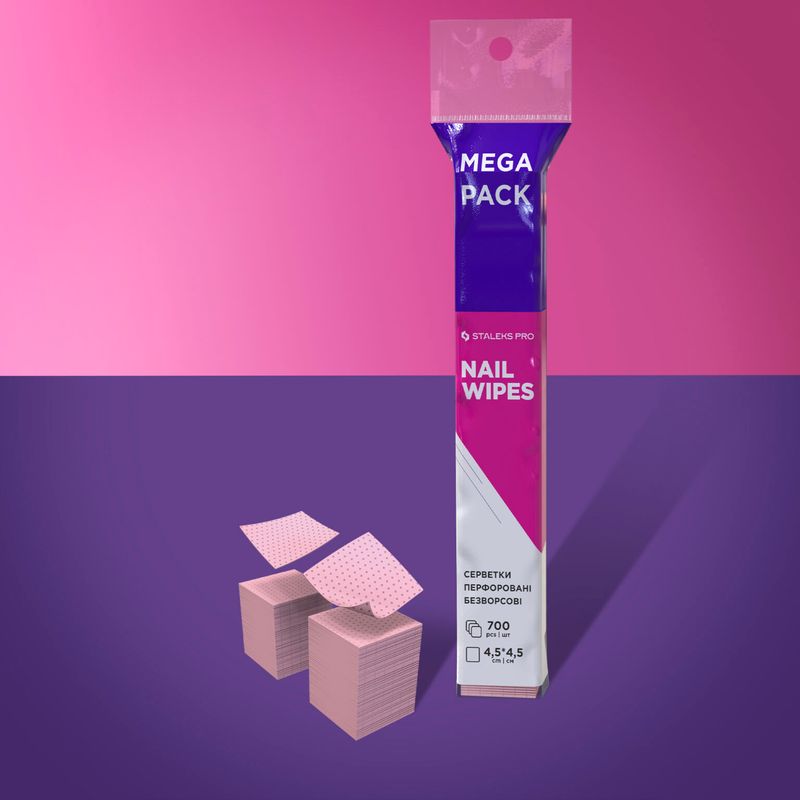 Lint Free Wipes Pink // 700 stk.