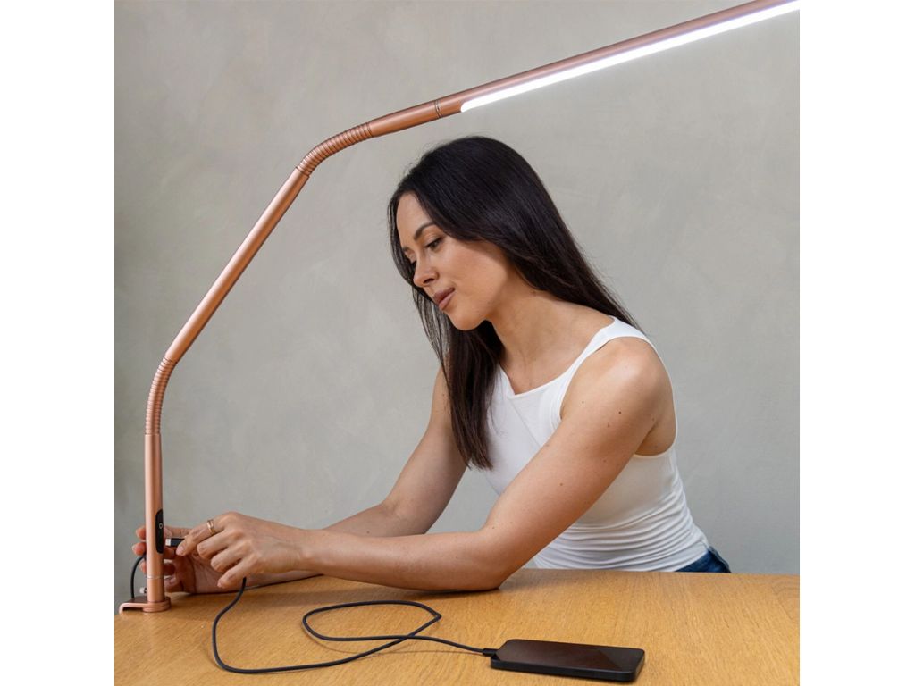 Bord lampe Slimline LED // ROSE GOLD
