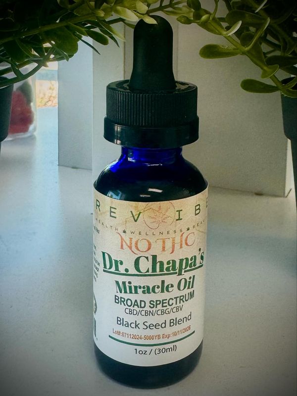 Miracle Oil Tincture – Black Seed Blend (30ML, THC-Free)