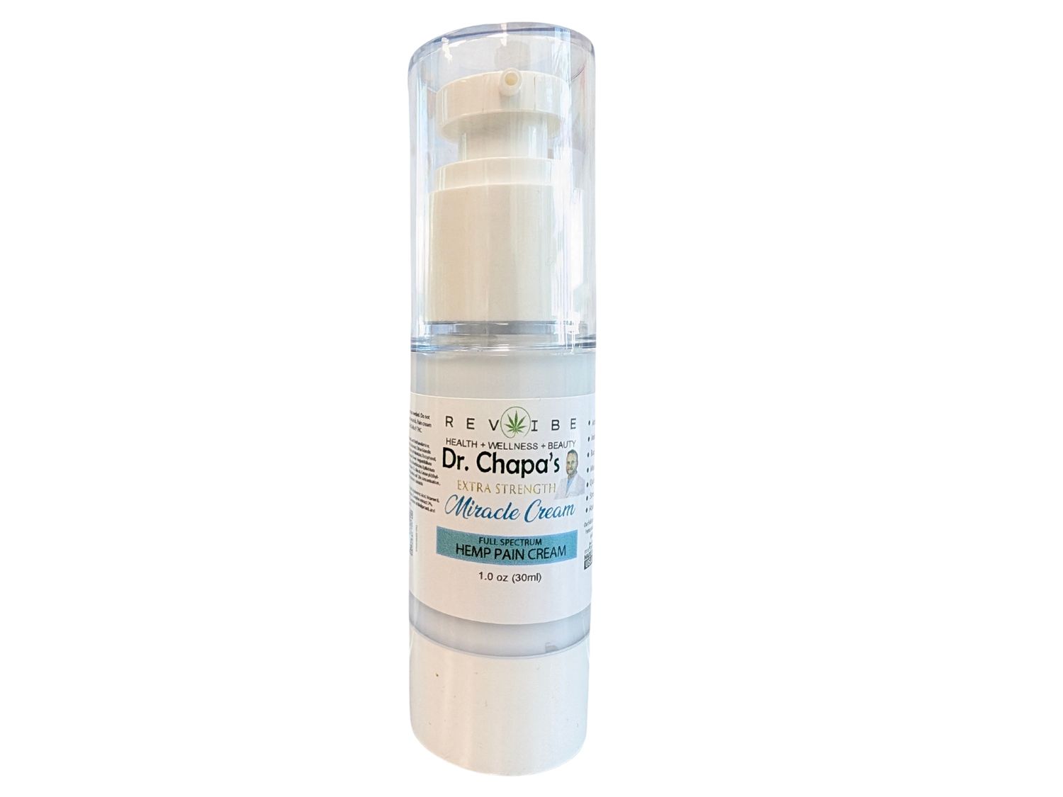 Dr. Chapa’s Miracle Pain Cream – Fast-Absorbing 1 oz Formula