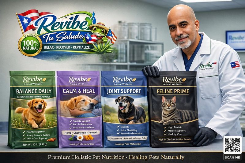 Revibe Animal Wellness™ Holistic Pet Nutrition Pellets – Natural, Premium, Small-Batch Formula (COMING SOON)