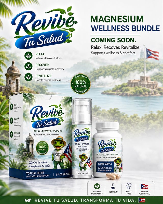 Revive Tu Salud Magnesium Wellness Bundle – 30 Day Supply