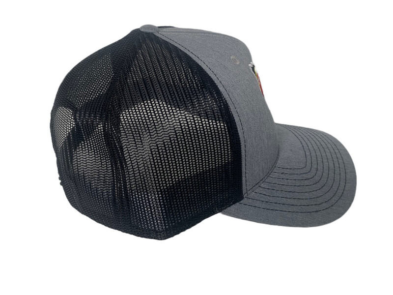 Maryland flag fish trucker hat