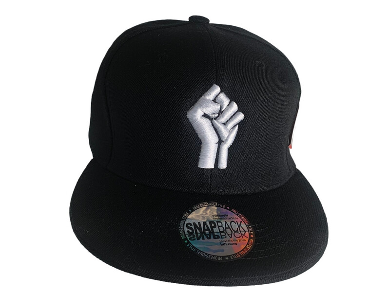 Black Power Fist embroidered hat Snapback Hat