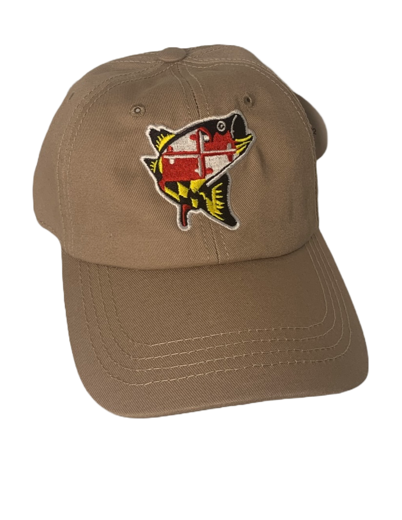 Maryland flag fish Baseball Hat