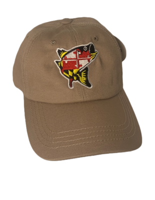 Maryland flag fish Baseball Hat